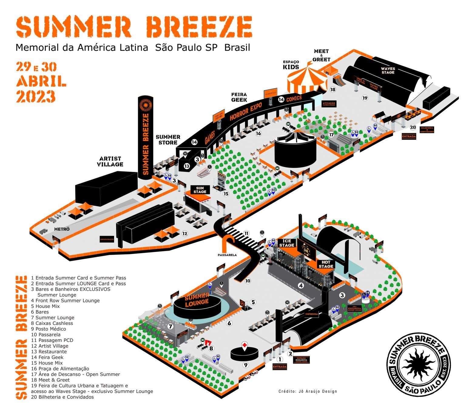 Summer Breeze Brasil lineup e informações